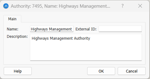 Authority editor Problem editor