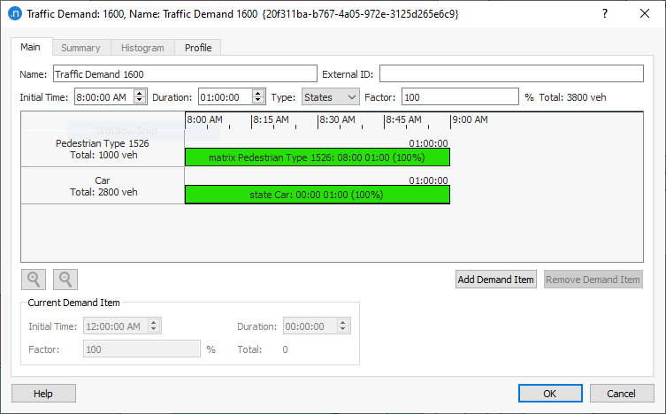Pedestrian Traffic Demand with Traffic States Pedestrian Traffic Demand
