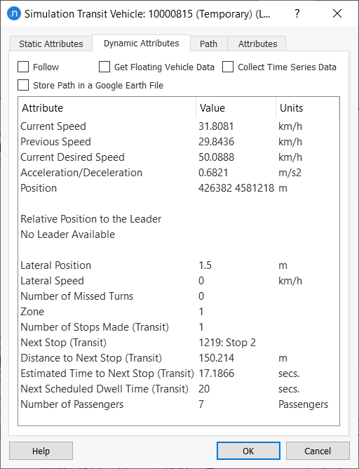 Transit Vehicle Data Transit Vehicle Data