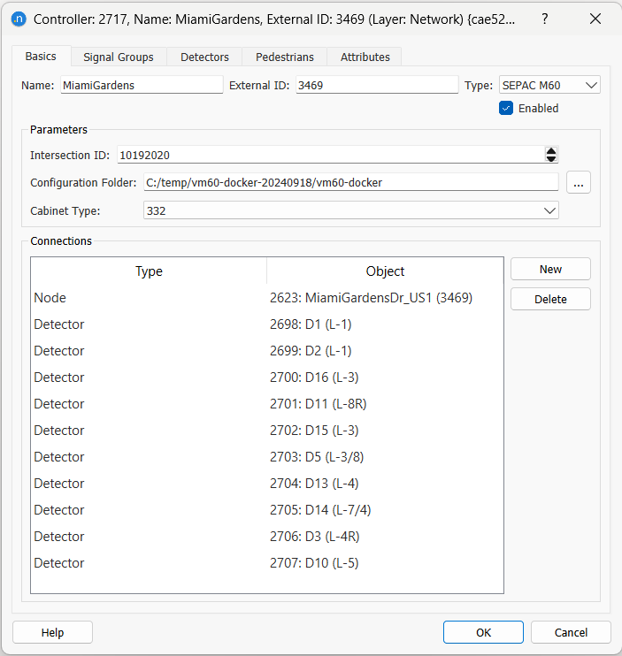 M60-SEPAC Controller Configuration