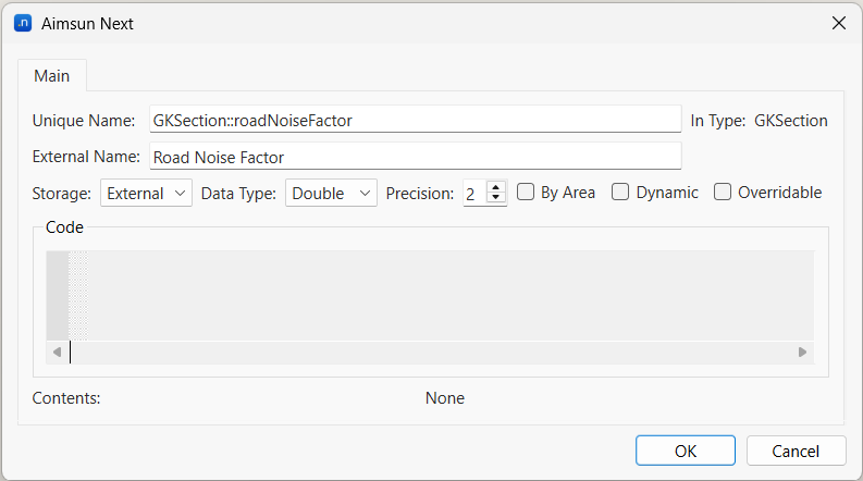 Editing a New Attribute