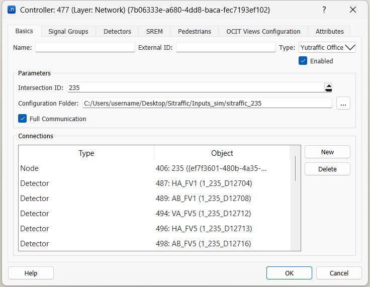 Yutraffic Controller Configuration