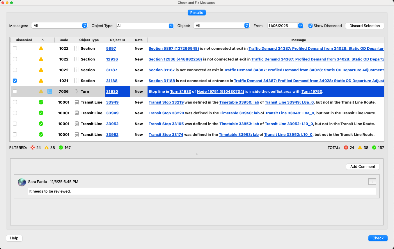 Check and Fix Message Dialog with persistence
