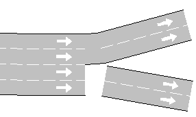 Creating a turn with the connection tool