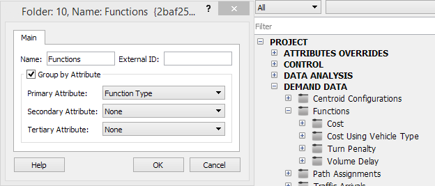 Project Folders Grouping
