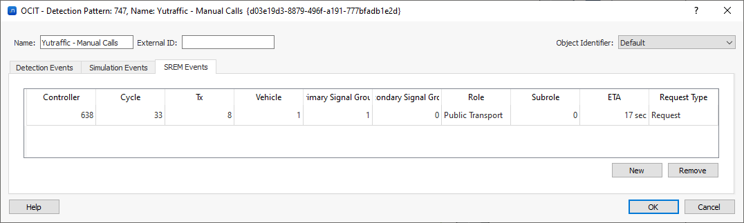 Simulation events box