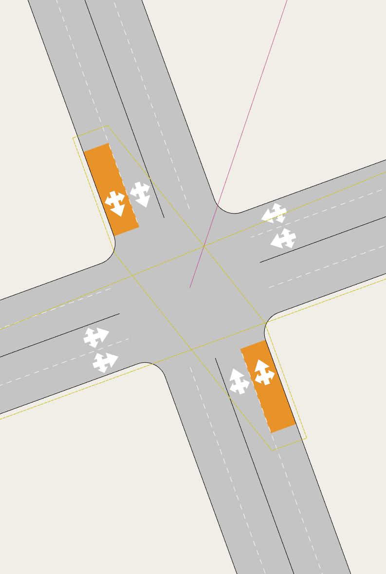 Stops of a node stop point