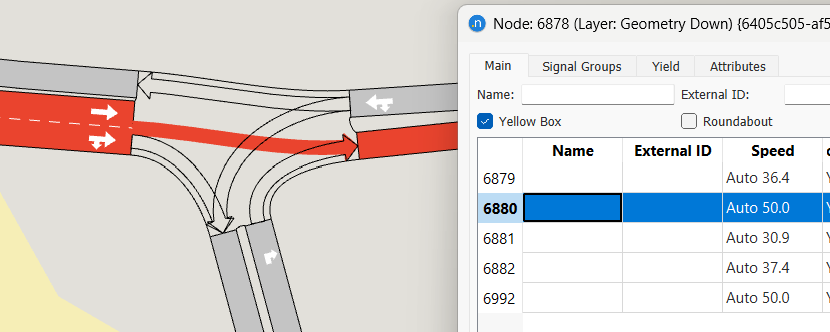 Lane Use Display
