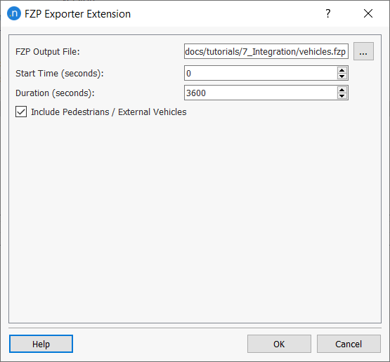 FZP Exporter options